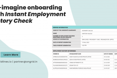 Re-imagine onboarding with Instant Employment History Check