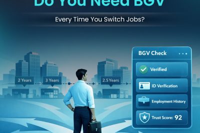Do You Need BGV Every Time You Switch Jobs?