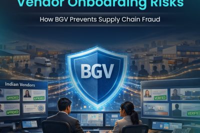 Vendor Onboarding Risks: How BGV Prevents Supply Chain Fraud