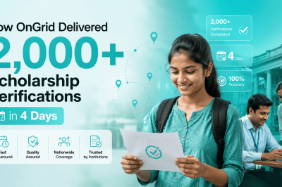 How OnGrid Delivered 2,000+ Scholarship Verifications in 4 Days